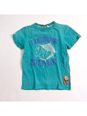 Fat Face Boys "Looking Sharp" Swordfish Tee, Size 6/7